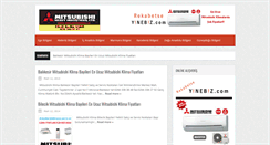Desktop Screenshot of mitsubishi-klima-bayileri.com